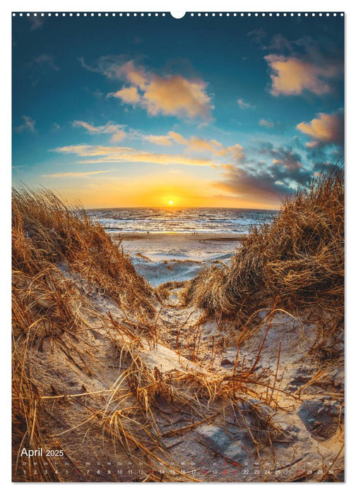 Farbenpracht Nordsee (CALVENDO Wandkalender 2025)