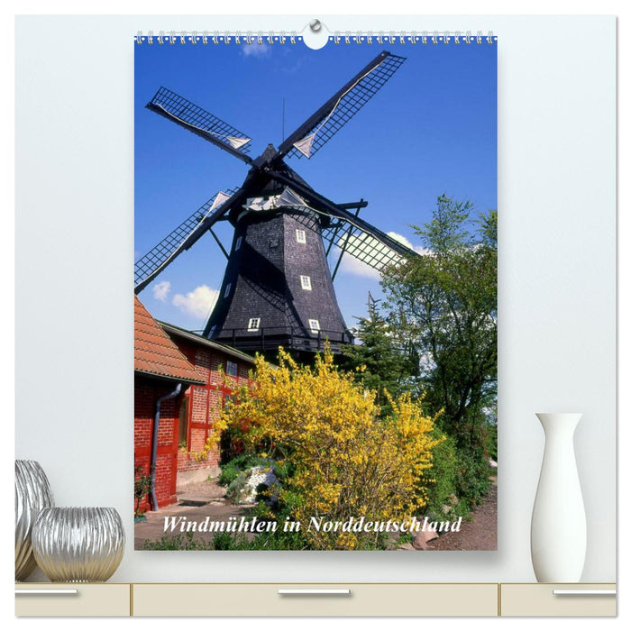 Windmühlen in Norddeutschland (CALVENDO Premium Wandkalender 2025)