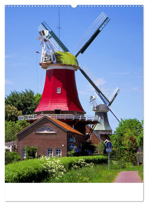 Windmühlen in Norddeutschland (CALVENDO Premium Wandkalender 2025)