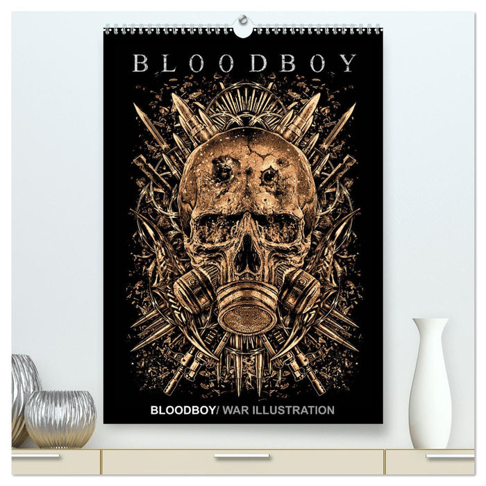 BLOODBOY/WAR ILLUSTRATION (CALVENDO Premium Wandkalender 2025)