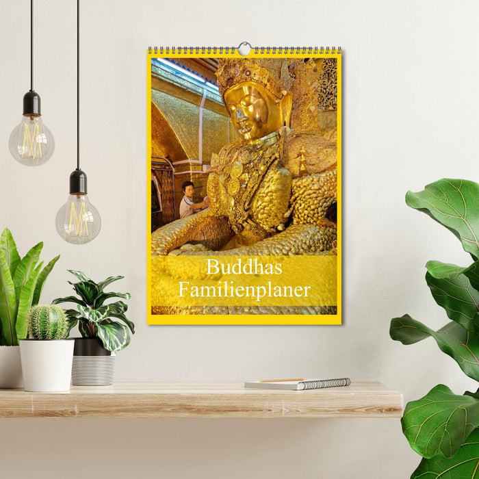 Buddhas Familienplaner (CALVENDO Wandkalender 2025)