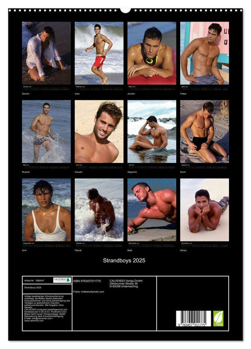 Strandboys 2025 (CALVENDO Premium Wandkalender 2025)