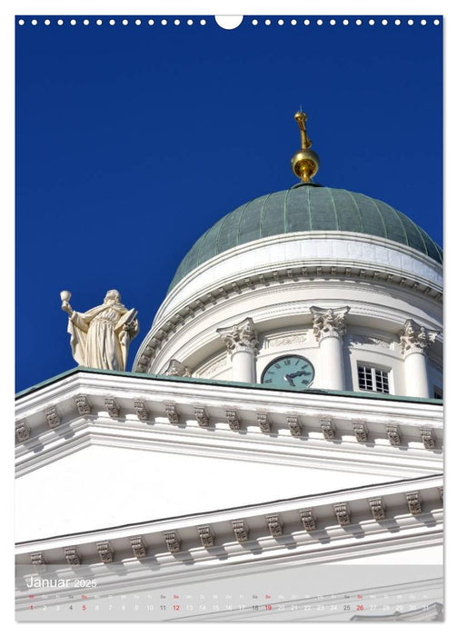 Helsinki - Stadtansichten (CALVENDO Wandkalender 2025)