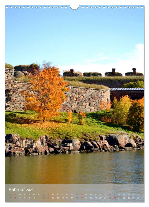 Helsinki - Stadtansichten (CALVENDO Wandkalender 2025)