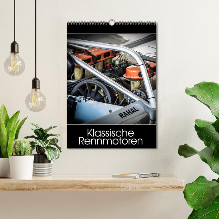 Klassische Rennmotoren (CALVENDO Wandkalender 2025)