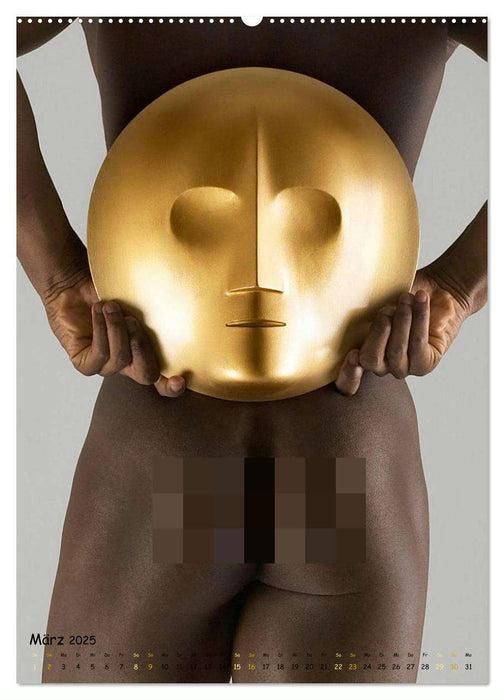 Masquerade - Männliche Aktfotografie (CALVENDO Premium Wandkalender 2025)