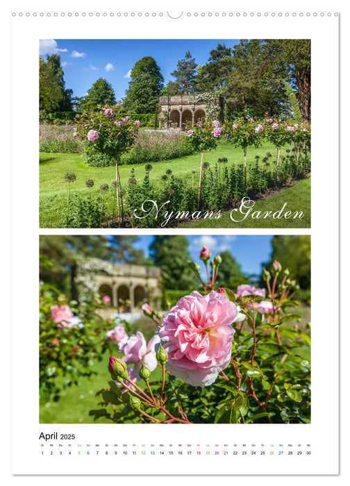 Gartenparadiese in England (CALVENDO Premium Wandkalender 2025)