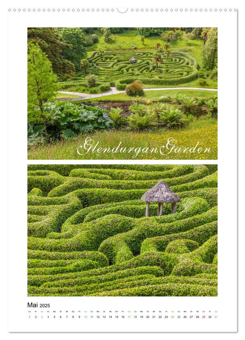 Gartenparadiese in England (CALVENDO Premium Wandkalender 2025)