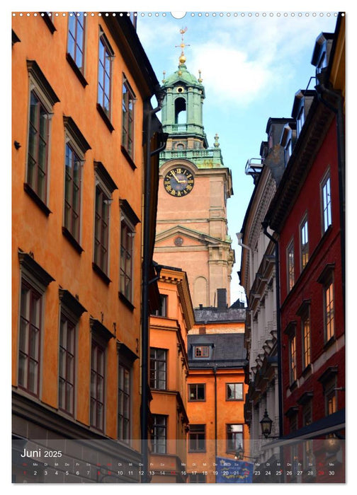 Stockholm - Stadtansichten (CALVENDO Wandkalender 2025)