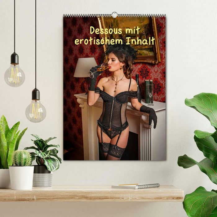 Dessous mit erotischem Inhalt (CALVENDO Wandkalender 2025)