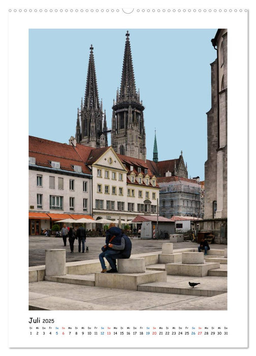 Regensburg - Ansichtssache (CALVENDO Premium Wandkalender 2025)