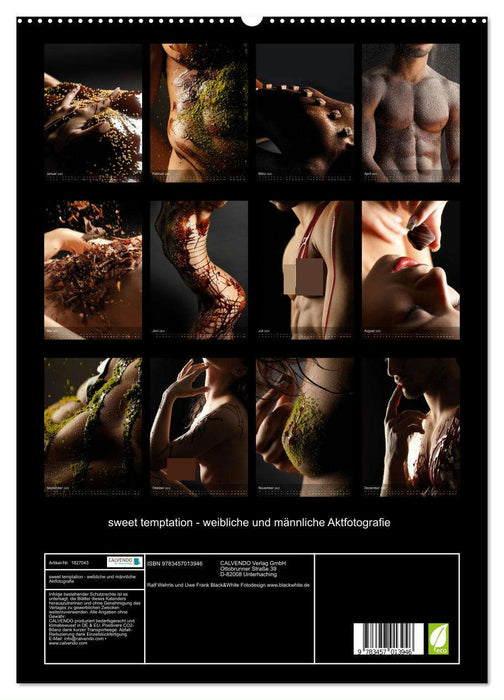 sweet temptation - weibliche und männliche Aktfotografie (CALVENDO Premium Wandkalender 2025)