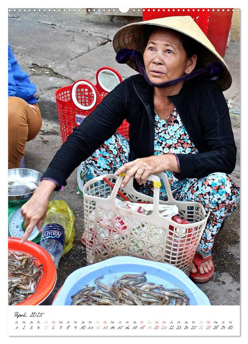 Leben in Vietnam 2025 (CALVENDO Premium Wandkalender 2025)