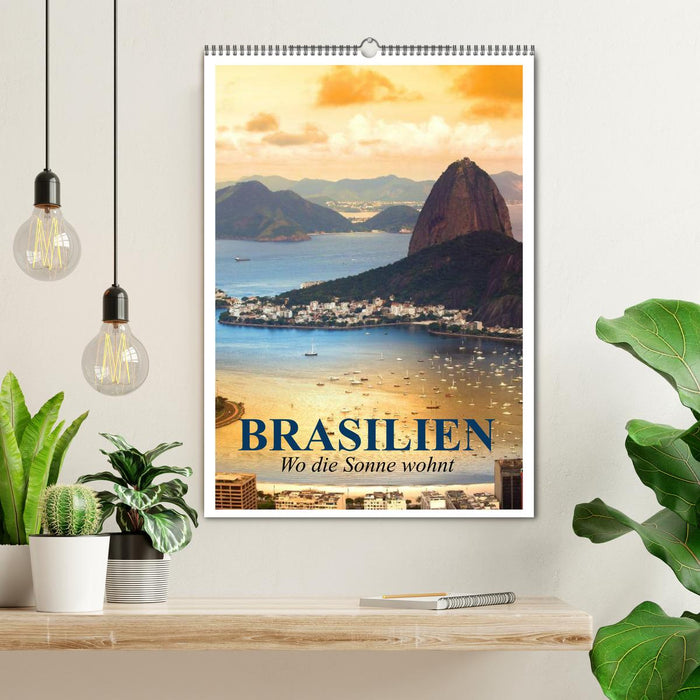 Brasilien. Wo die Sonne wohnt (CALVENDO Wandkalender 2025)