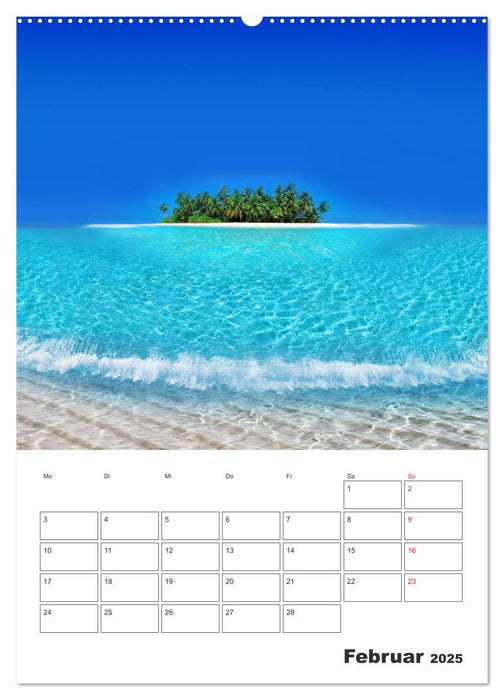 Inselparadiese im Südpazifik (CALVENDO Premium Wandkalender 2025)