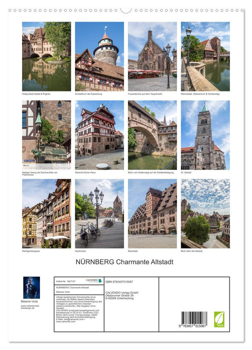 NÜRNBERG Charmante Altstadt (CALVENDO Premium Wandkalender 2025)