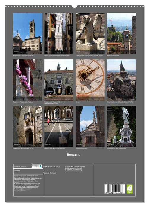 Bergamo (CALVENDO Premium Wandkalender 2025)