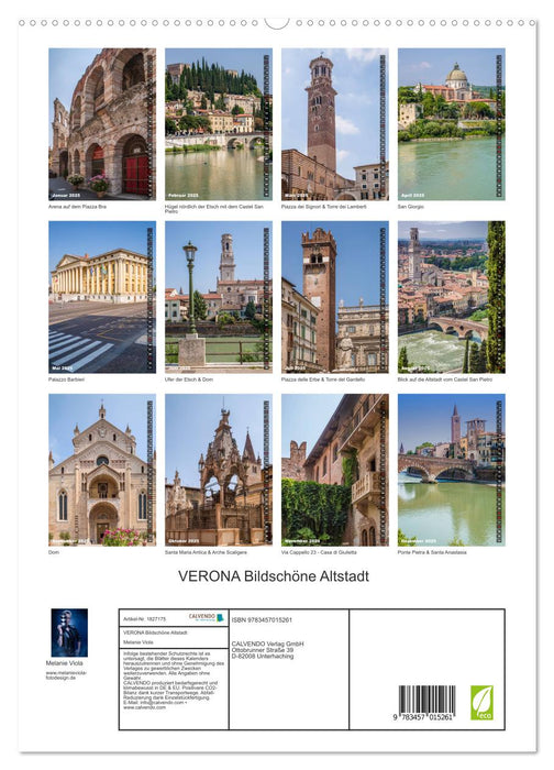 VERONA Bildschöne Altstadt (CALVENDO Premium Wandkalender 2025)