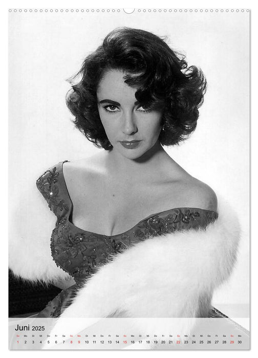 Elizabeth Taylor (CALVENDO Premium Wandkalender 2025)