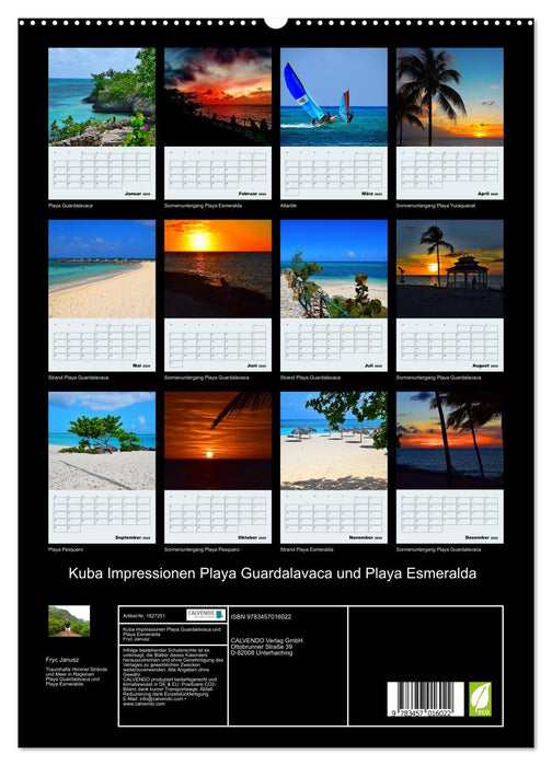 Kuba Impressionen Playa Guardalavaca und Playa Esmeralda (CALVENDO Premium Wandkalender 2025)