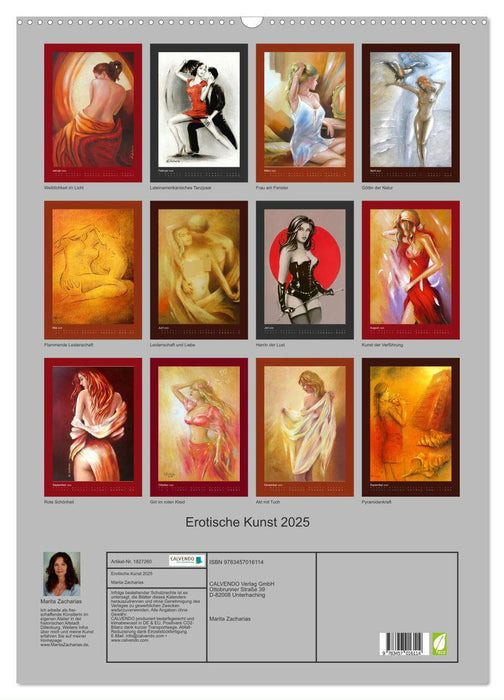 Erotische Kunst 2025 (CALVENDO Wandkalender 2025)