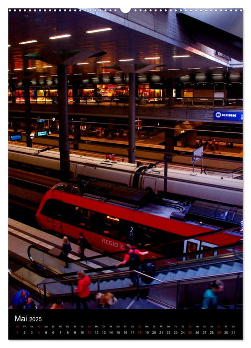 Hauptbahnhof Berlin (CALVENDO Premium Wandkalender 2025)