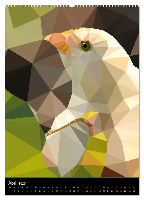 Wilde Polygone (CALVENDO Wandkalender 2025)