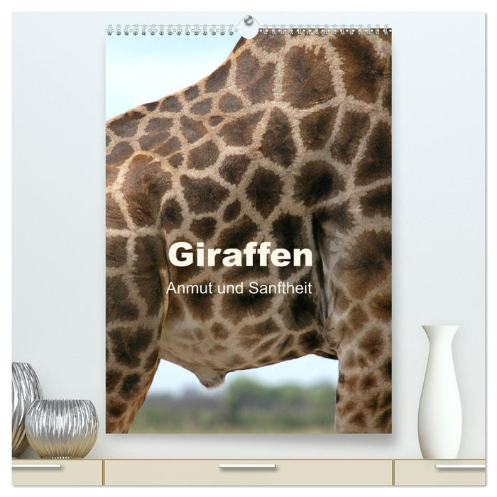 Giraffen - Anmut und Sanftheit (CALVENDO Premium Wandkalender 2025)