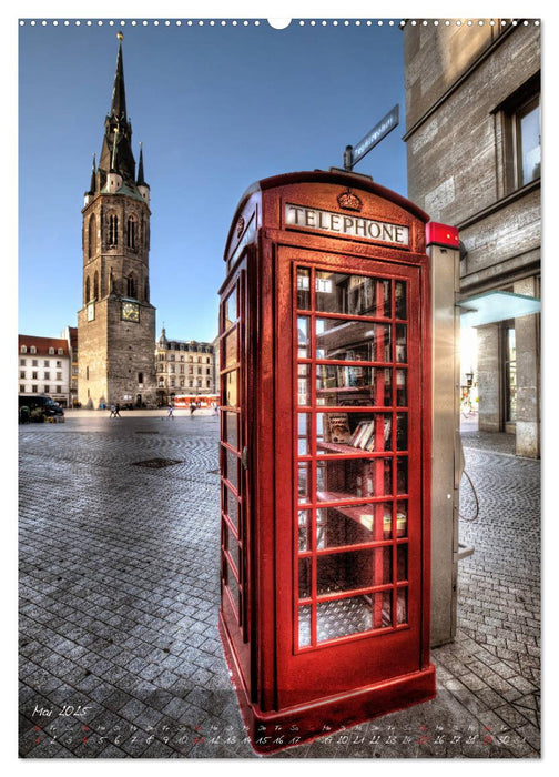 Stadtansichten von Halle Saale 2025 (CALVENDO Premium Wandkalender 2025)