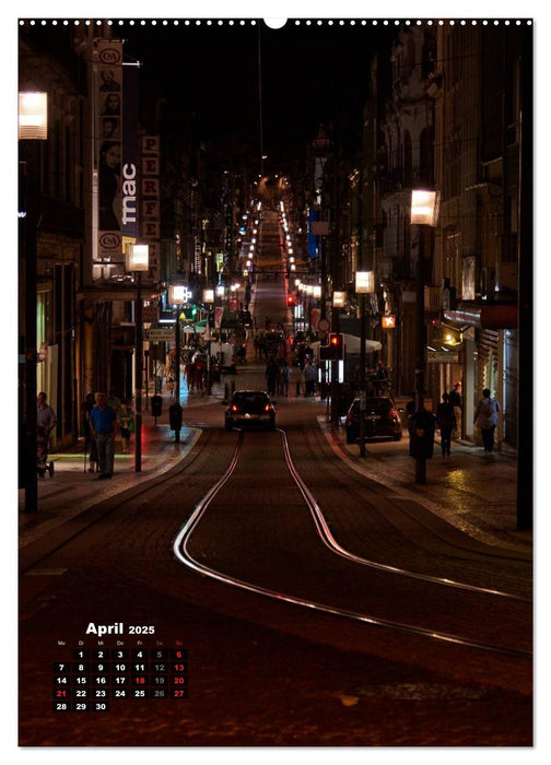 Porto Tag und Nacht (CALVENDO Wandkalender 2025)