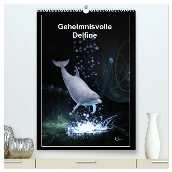 Geheimnisvolle Delfine (CALVENDO Premium Wandkalender 2025)