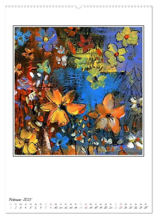 Blumencharme (CALVENDO Premium Wandkalender 2025)