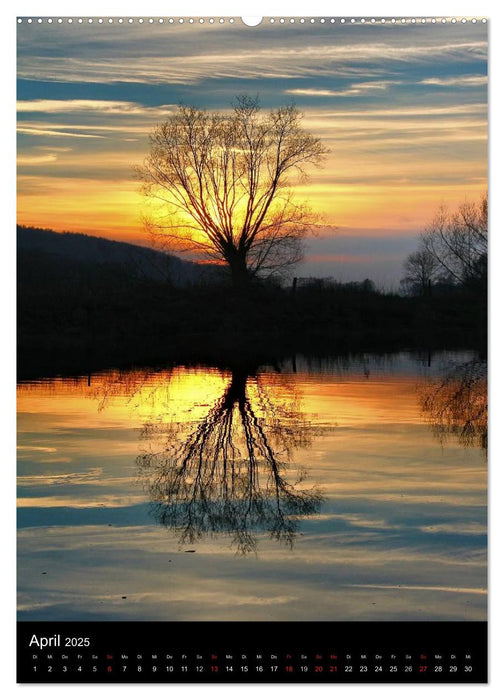 Gespiegelte Natur (CALVENDO Premium Wandkalender 2025)