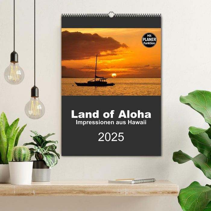 Hawaii - Land of Aloha (CALVENDO Wandkalender 2025)