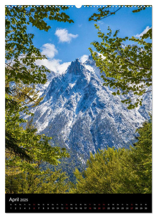 Bergblicke - Mittenwald (CALVENDO Premium Wandkalender 2025)