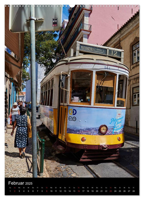 Lissabons Straßenbahnen (CALVENDO Wandkalender 2025)