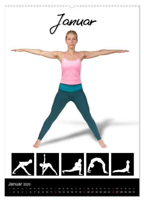 Yoga in Bildern (CALVENDO Wandkalender 2025)