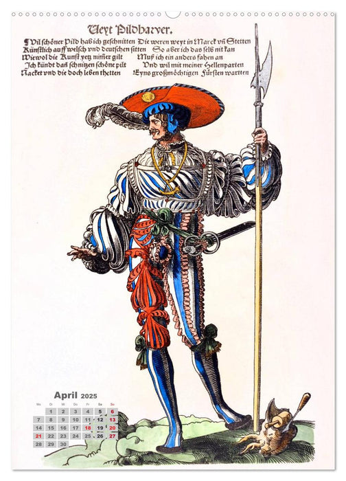Landsknechte und Soldaten: Historische Uniformen (CALVENDO Premium Wandkalender 2025)