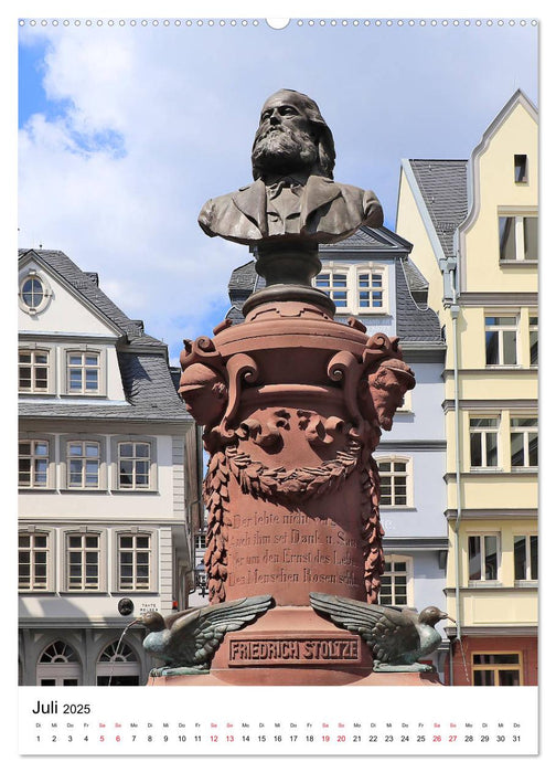 Frankfurt am Main vom Frankfurter Taxifahrer Petrus Bodenstaff (CALVENDO Premium Wandkalender 2025)