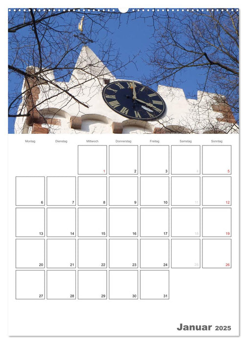 Historische Uhren (CALVENDO Premium Wandkalender 2025)