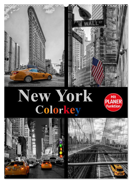 New York Colorkey (CALVENDO Wandkalender 2025)