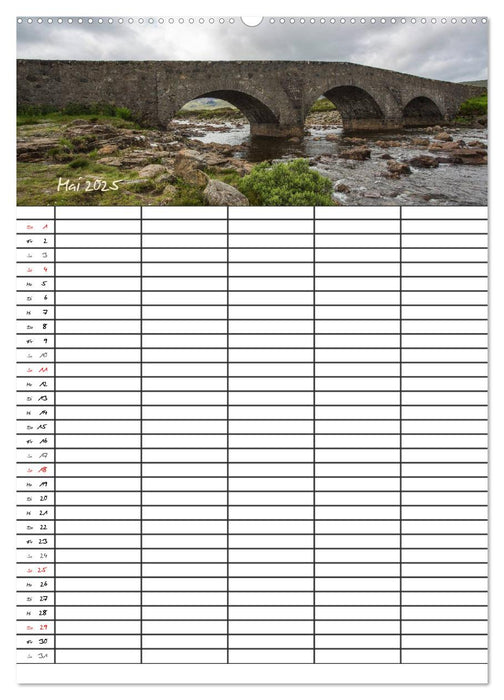 Isle of Skye - Schottlands Inseln - Familienplaner (CALVENDO Wandkalender 2025)