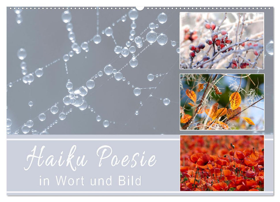 Haiku Poesie in Wort und Bild (CALVENDO Wandkalender 2025)