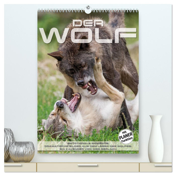 Emotionale Momente: Der Wolf. (CALVENDO Premium Wandkalender 2025)