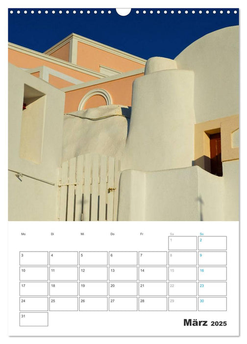 Santorin - Trauminsel Griechenlands (CALVENDO Wandkalender 2025)
