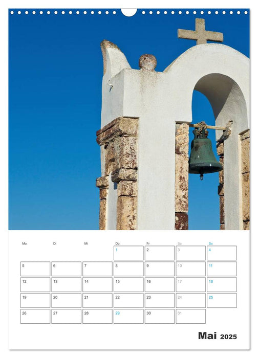 Santorin - Trauminsel Griechenlands (CALVENDO Wandkalender 2025)