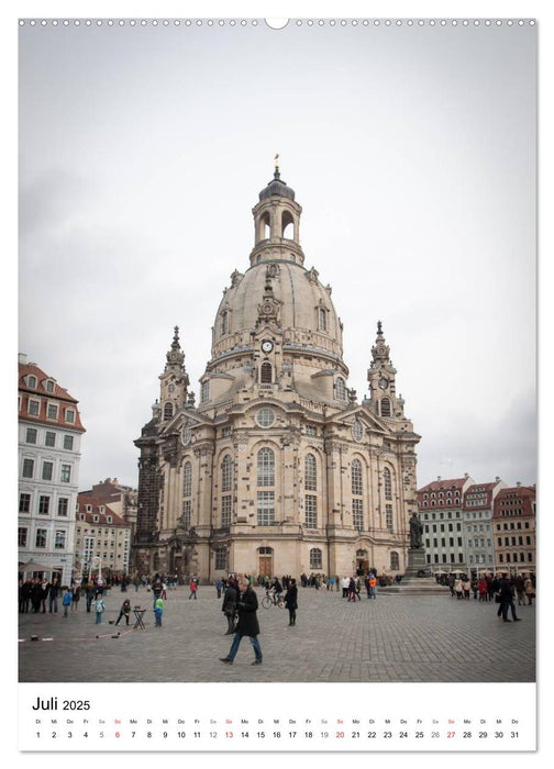 Dresden - Beeindruckende Architektur (CALVENDO Premium Wandkalender 2025)