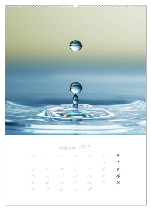 Wasser - Quell des Lebens (CALVENDO Premium Wandkalender 2025)