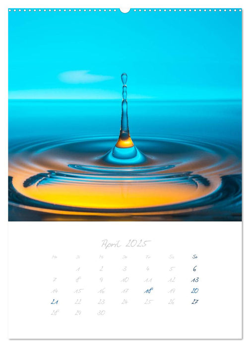 Wasser - Quell des Lebens (CALVENDO Premium Wandkalender 2025)