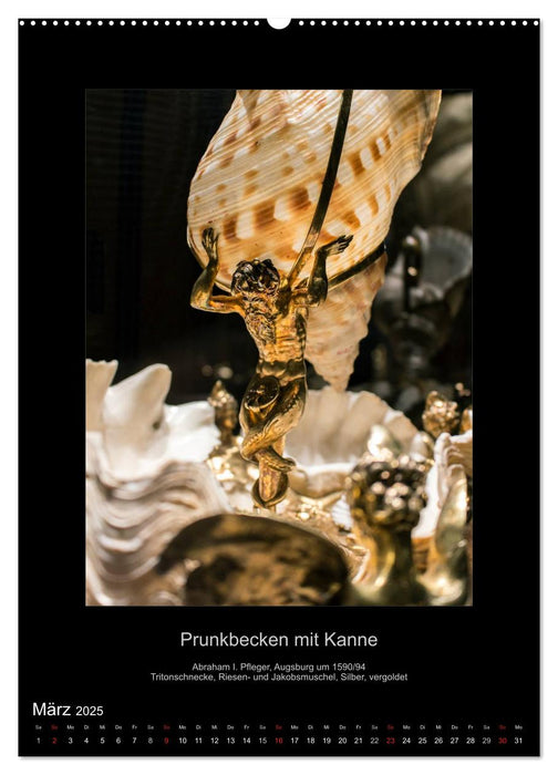 Gold - Schätze der Kunstkammer Wien (CALVENDO Premium Wandkalender 2025)